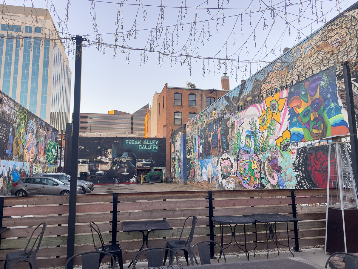 Freak Alley Gallery in Boise Idaho, things to do with a dog in Boise