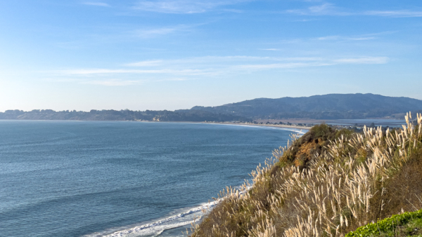 California Highway 1 view towards Stinson Beach