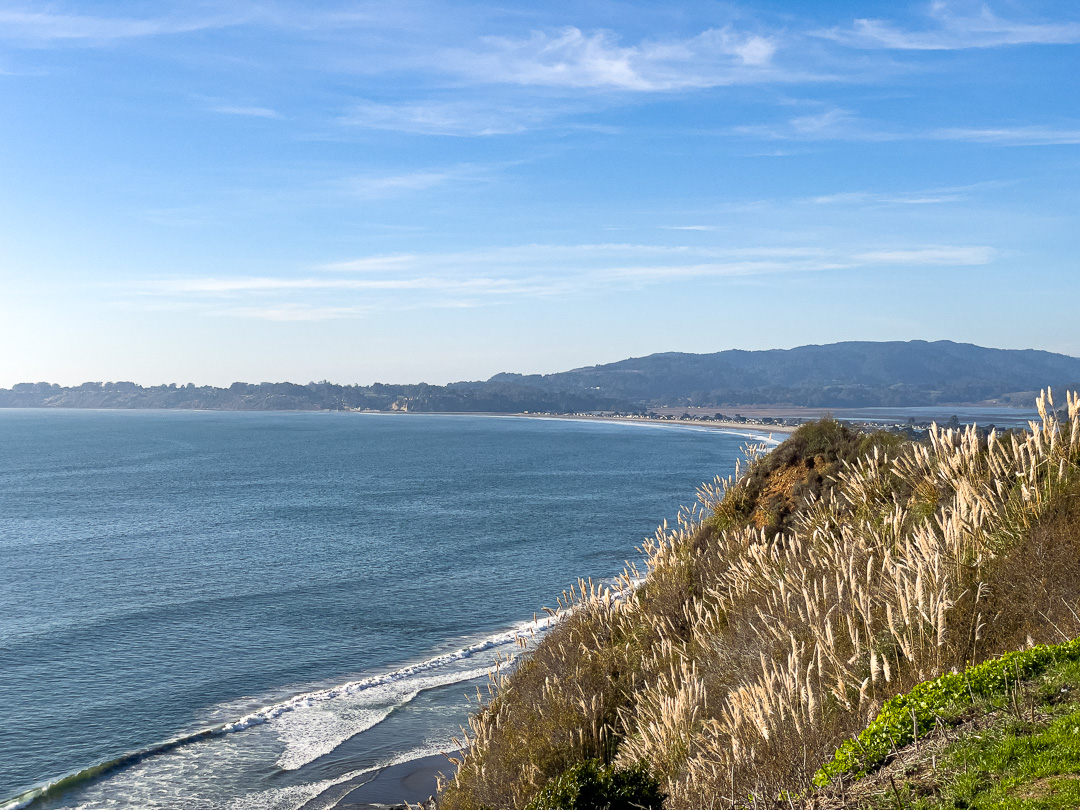 California Highway 1 view towards Stinson Beach