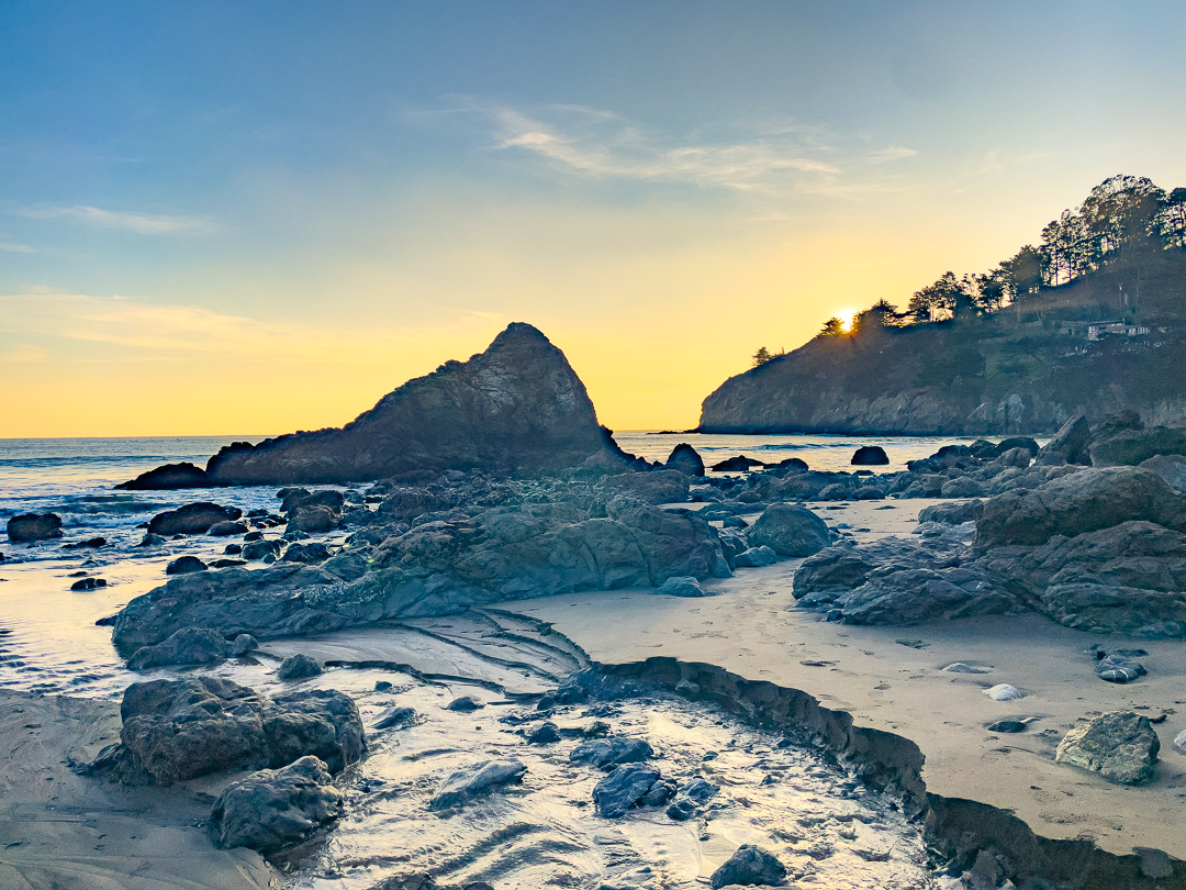 Sunset at Muir Beach