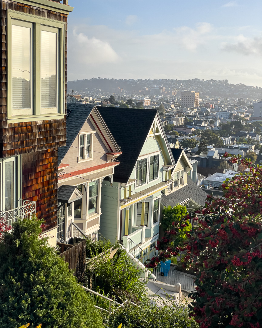 view from the Duncan Street Stairs, best views in Noe Valley