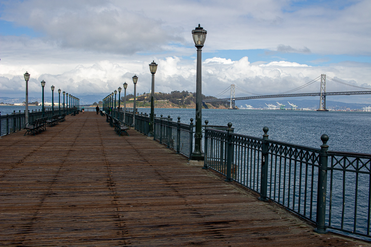 Pier 7 in San Francisco along the Embarcadero, San Francisco running route