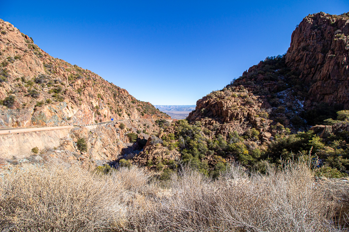 scenic view near Jerome, Arizona, scenic AZ 89A, things to do between Phoenix and Flagstaff