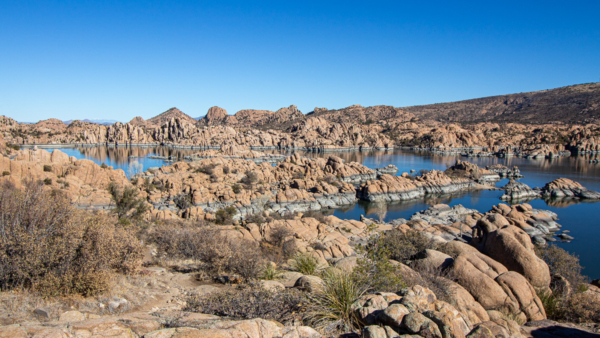Granite at Watson Lake in Prescott, Arizona, things to do between Phoenix and Flagstaff