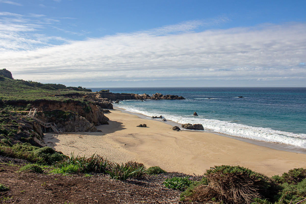 Garrapata Beach, Dog friendly Highway 1 road trip, day trip from carmel