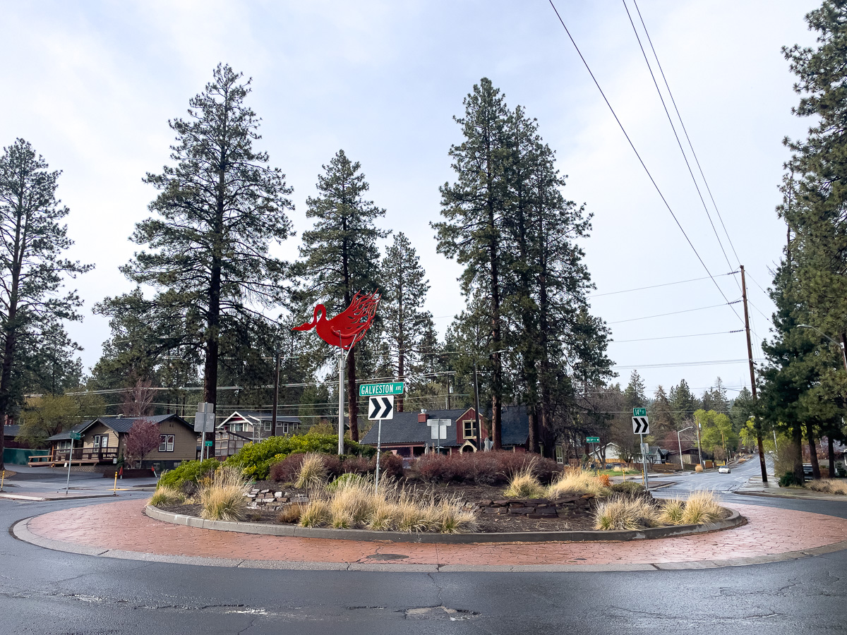 Rising Phoenix Round About Art in Bend, Oregon, Public Art