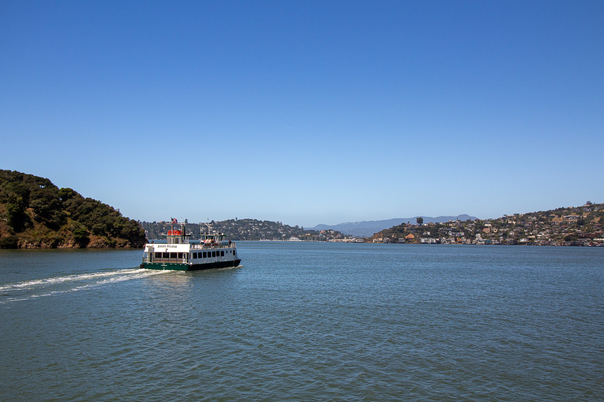 Tiburon Angel Island Ferry, Ayala Cove on Angel Island