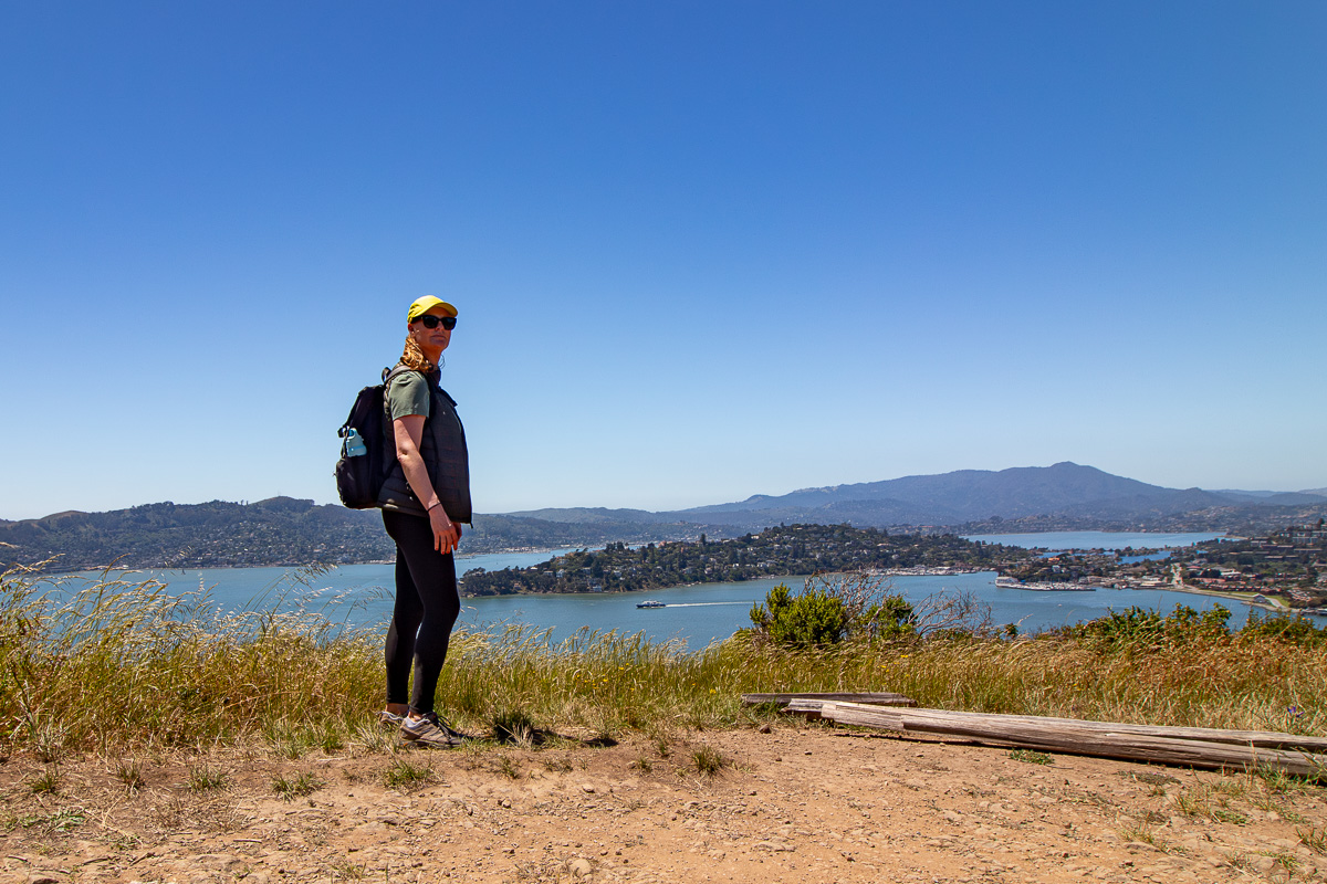 Sunset Trail on Angel Island, hiking Angel Island