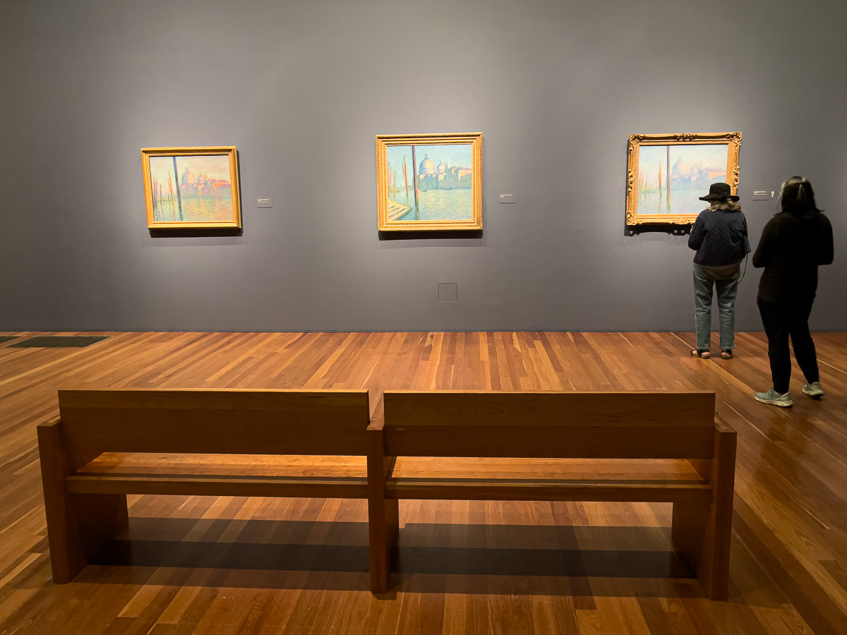 special exhibit at the de young museum in San Francisco, Monet in Venice