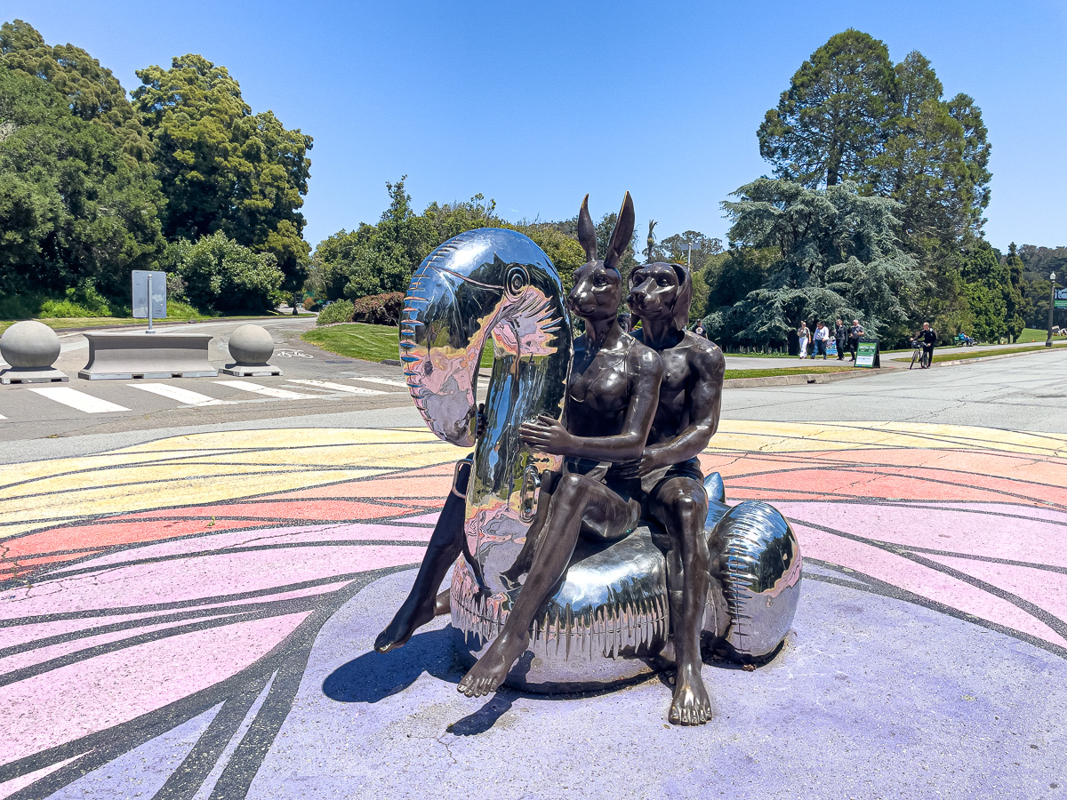 Art on JFK Drive in Golden Gate Park, things to see in GGP in San Francisco