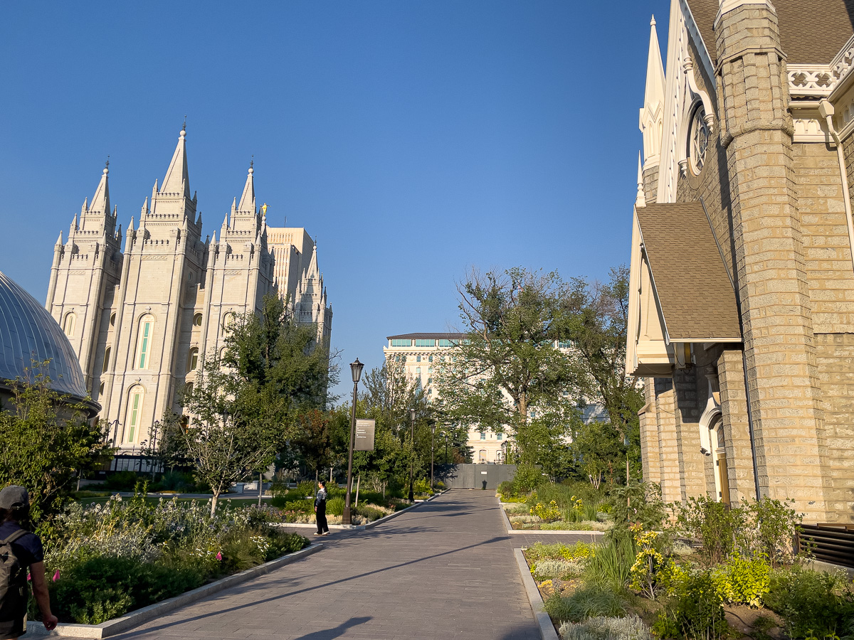 Temple Square in Salt Lake City, SLC walking tour