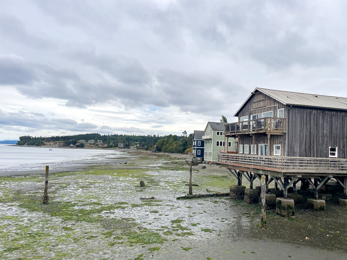Coupeville at low tide, Whidbey Island town, things to do on Whidbey Island