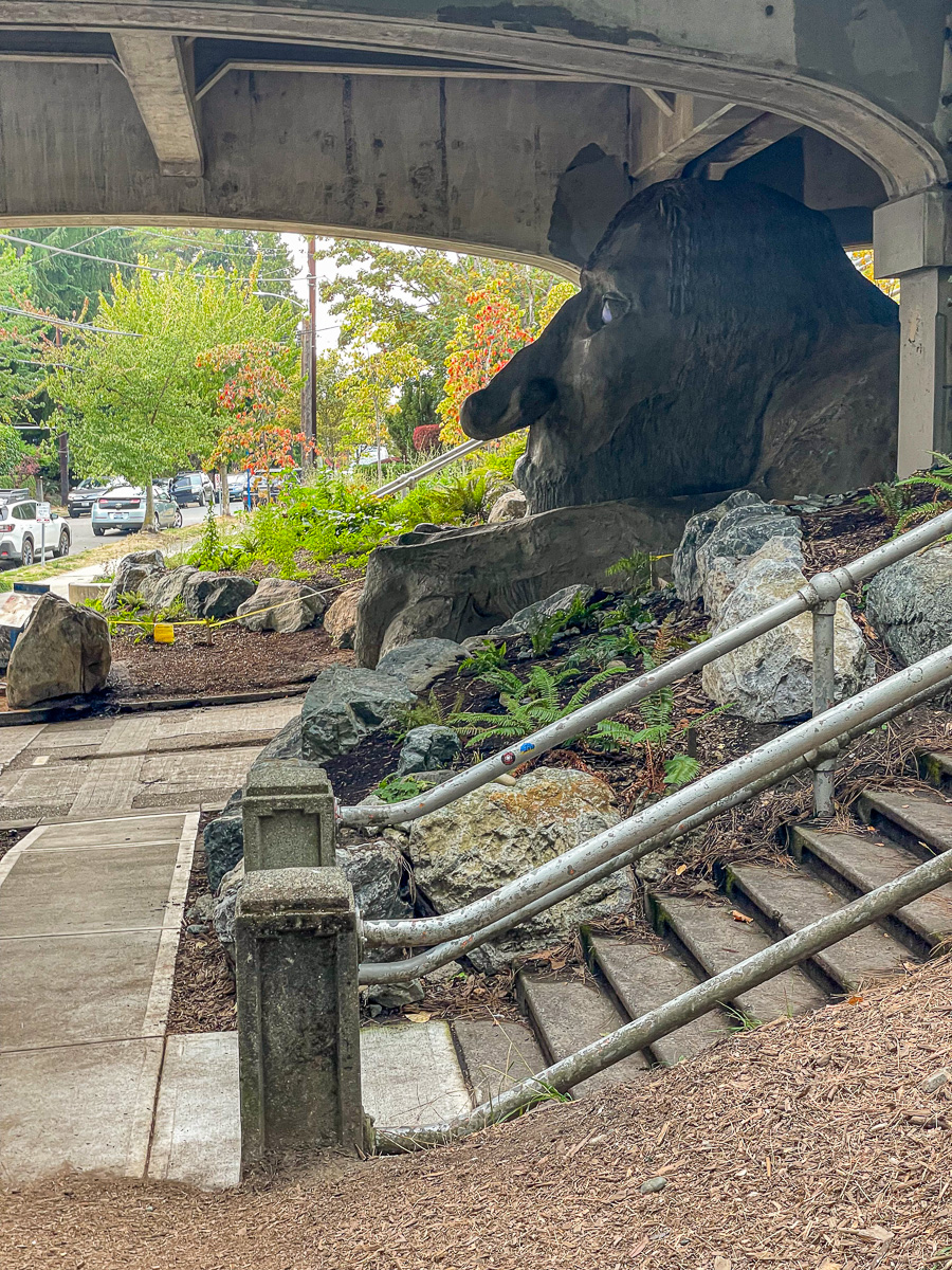 Fremont Troll, bridge underpass public art, Seattle things to see