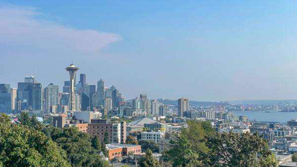 The view from Kerry Park, Queen Anne views in Seattle, Seattle skyline