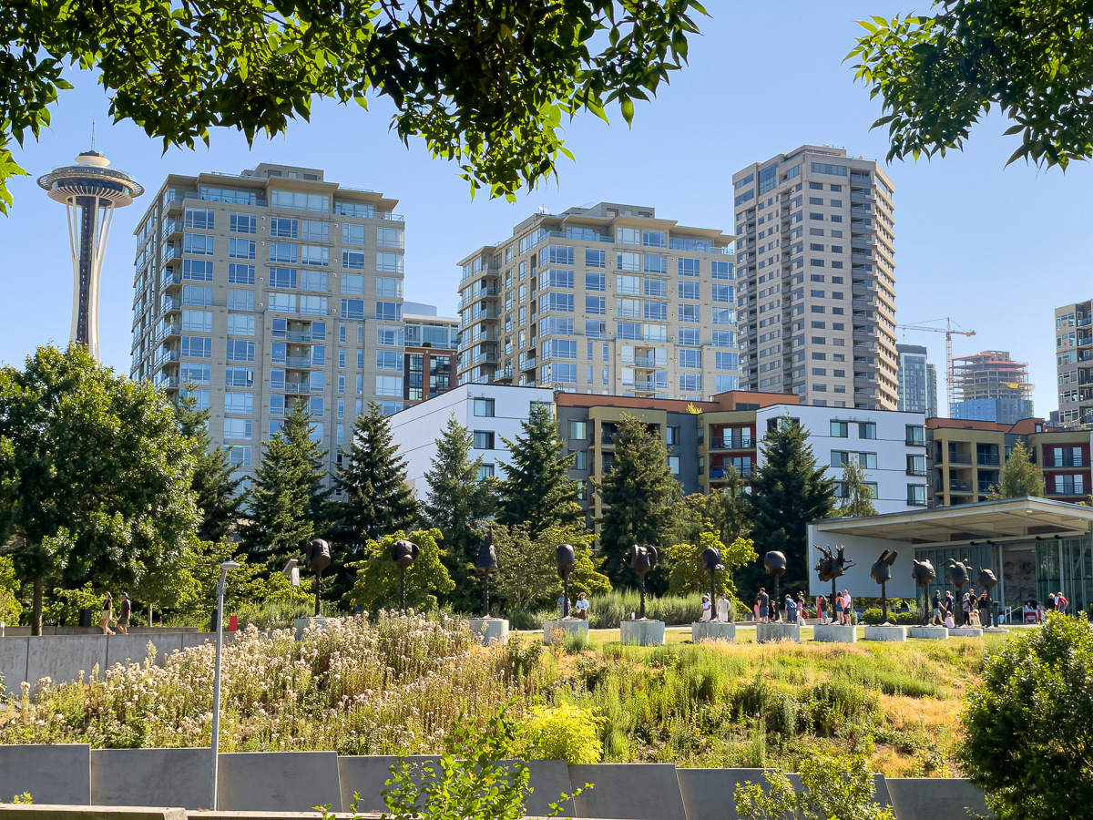 Olympic Sculpture Park, Space needle, public art, Seattle Art Museum
